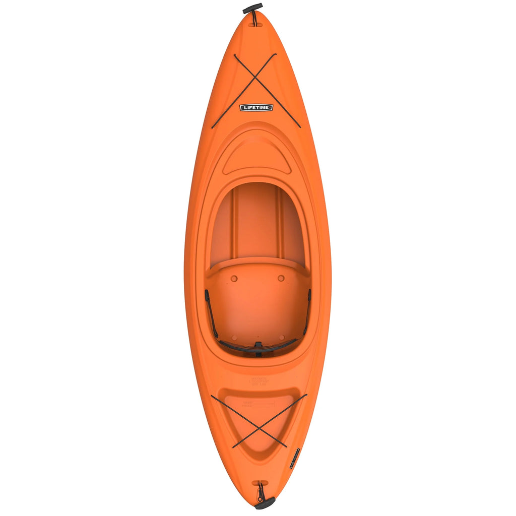Orange 8 ft Sit-In Kayak with Paddle I94836