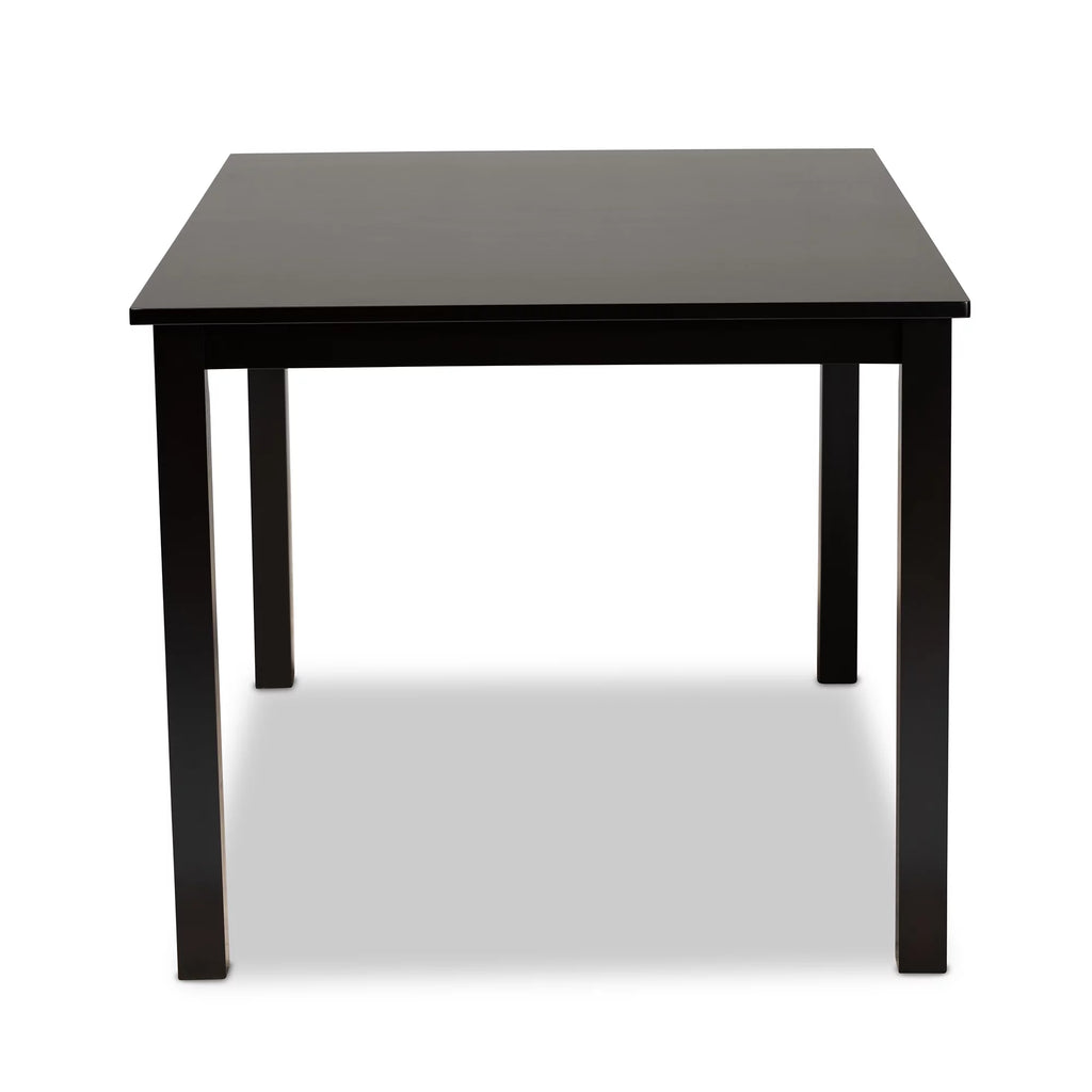 Espresso Brown Rectangular Wood Dining Table P5232