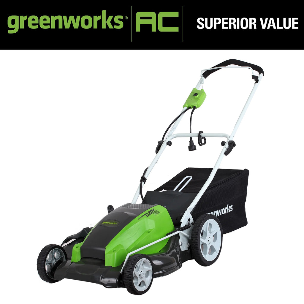 21 Amp Corded Electric Walk-Behind Push Lawn Mower R187983