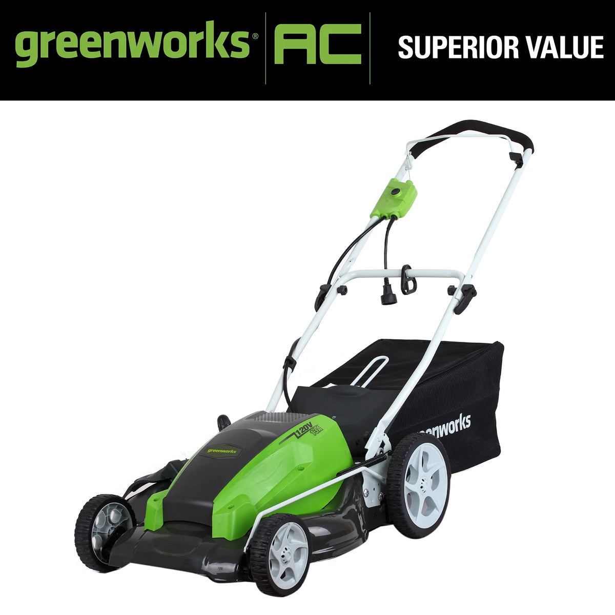 21 Amp Corded Electric Walk-Behind Push Lawn Mower R187983