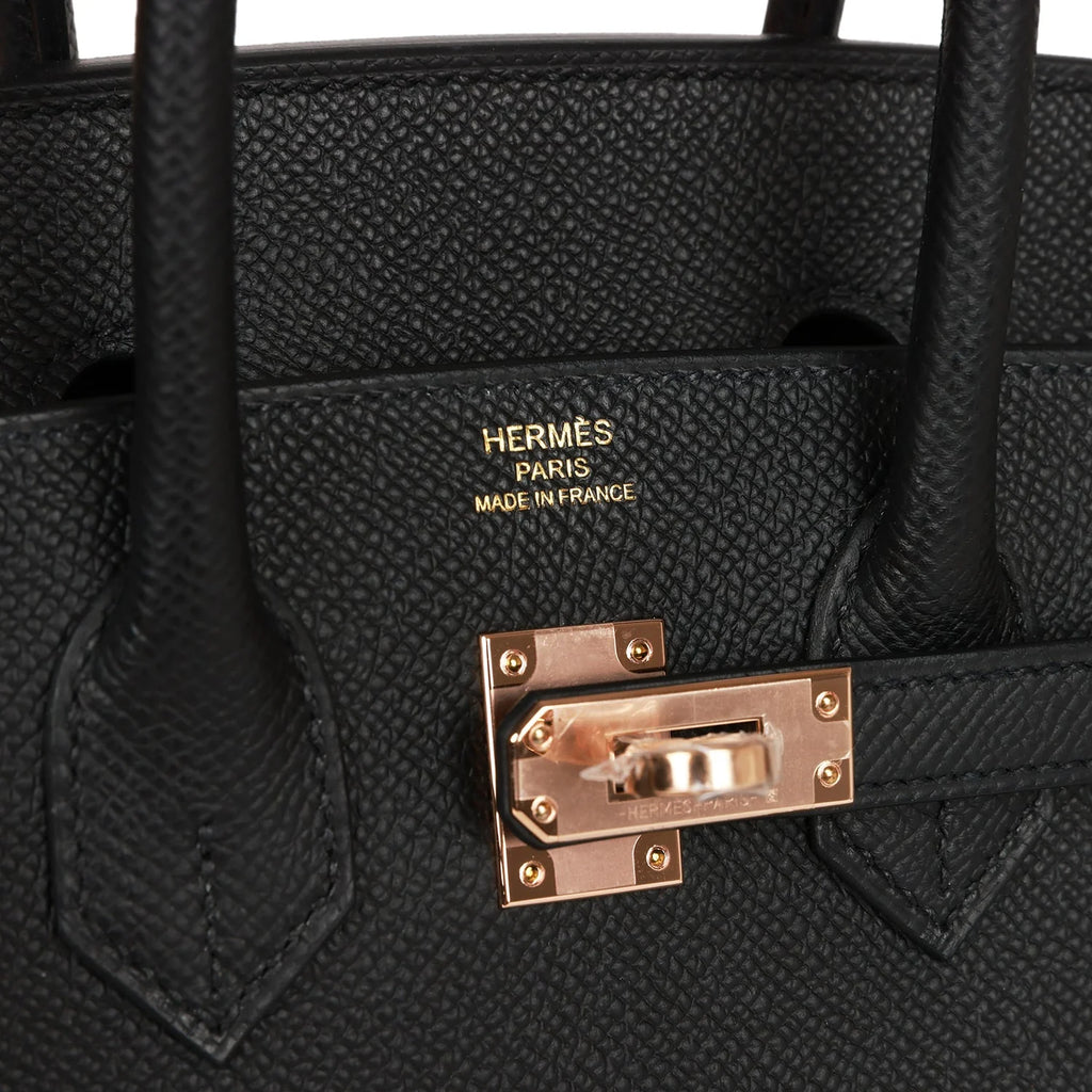 Black Epsom Leather Handbag G961